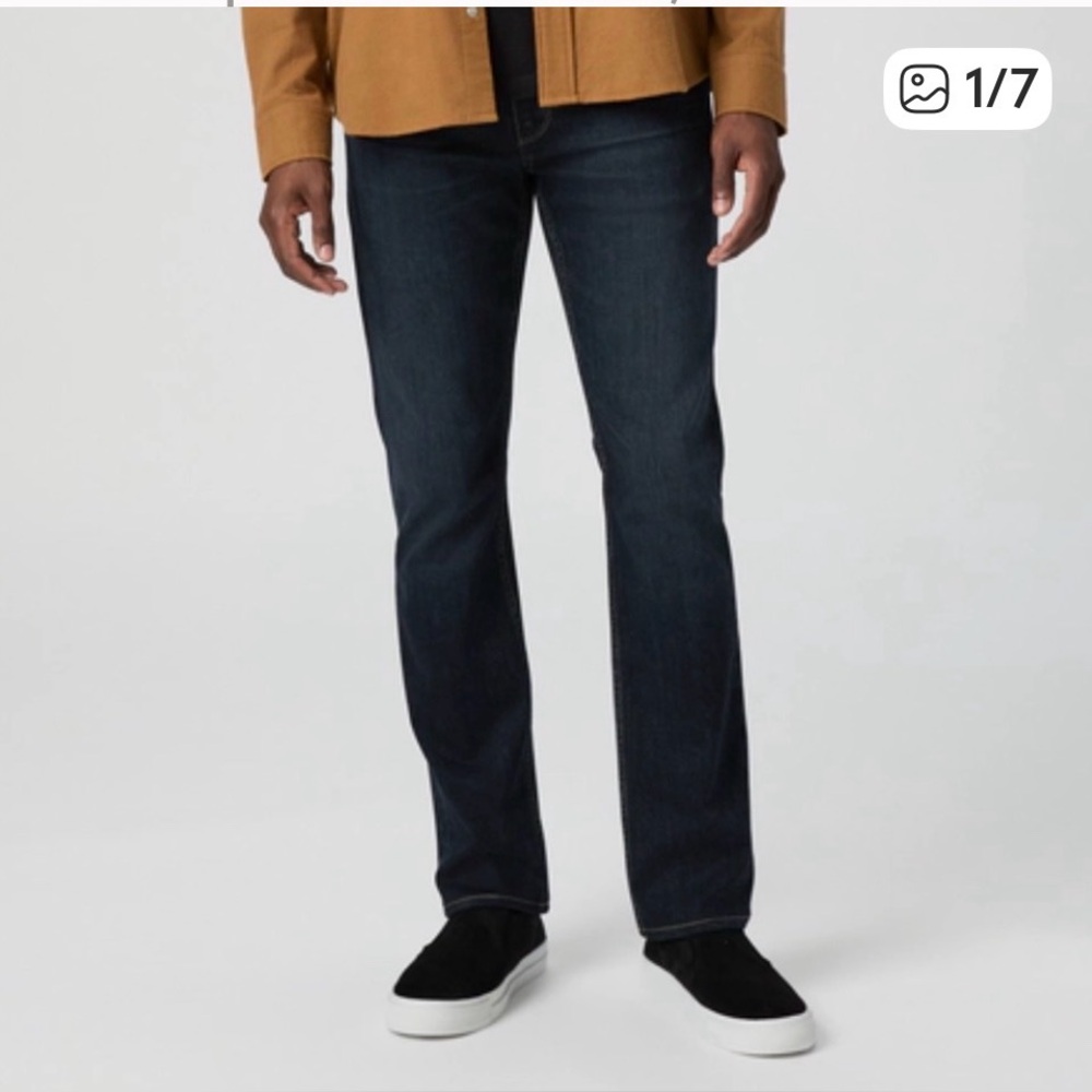 PAIGE Men's Federal Dark Wash  Slim Straight Jeans - size 30